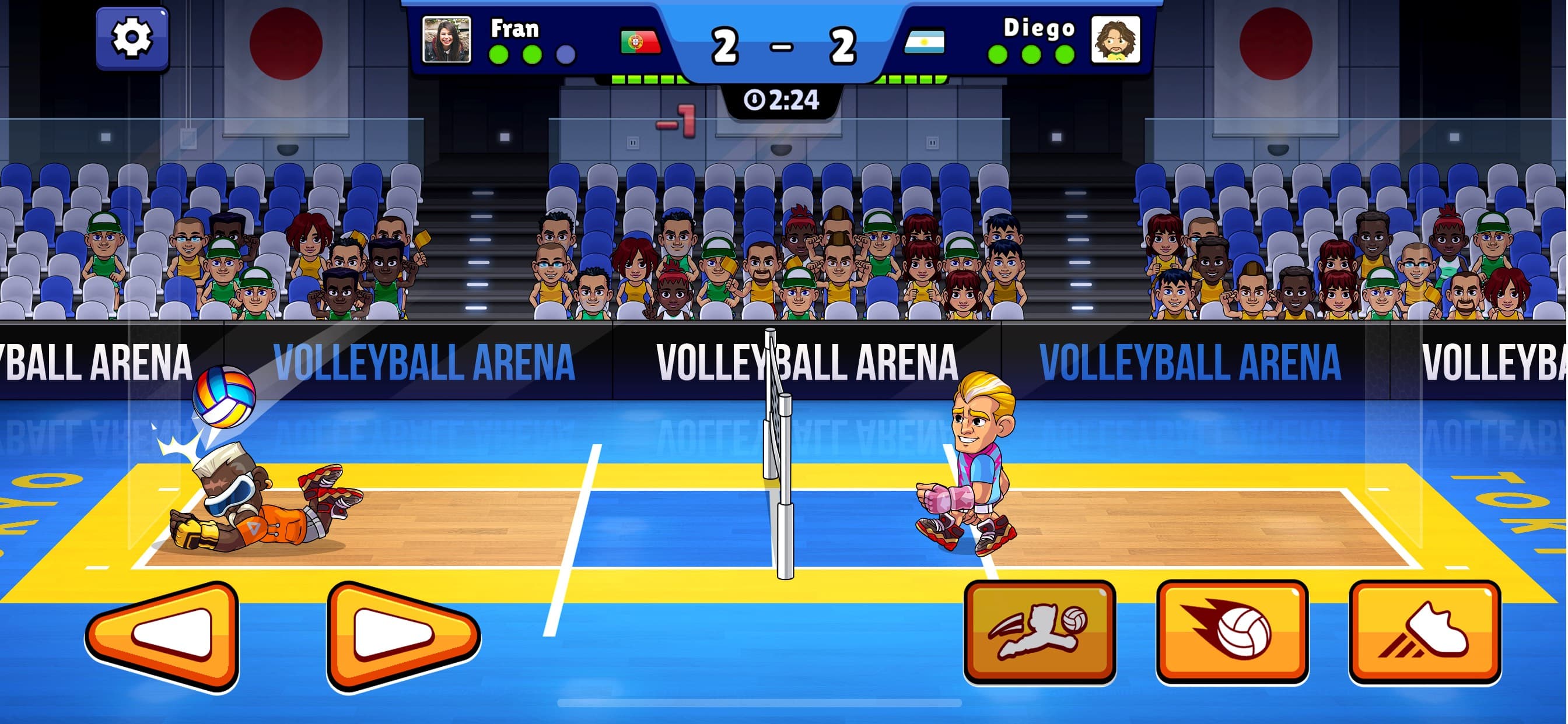 Volleyball Arena: Spike Hard screenshot 2 - screenshot