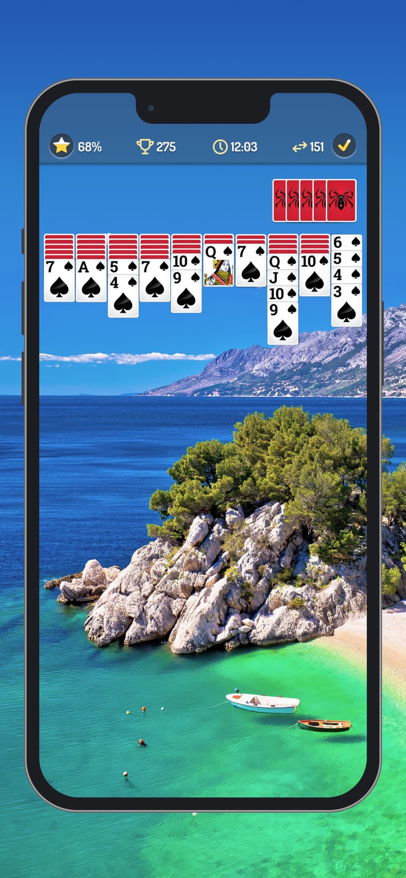 Spider Solitaire #1 Card Game screenshot 3 - screenshot
