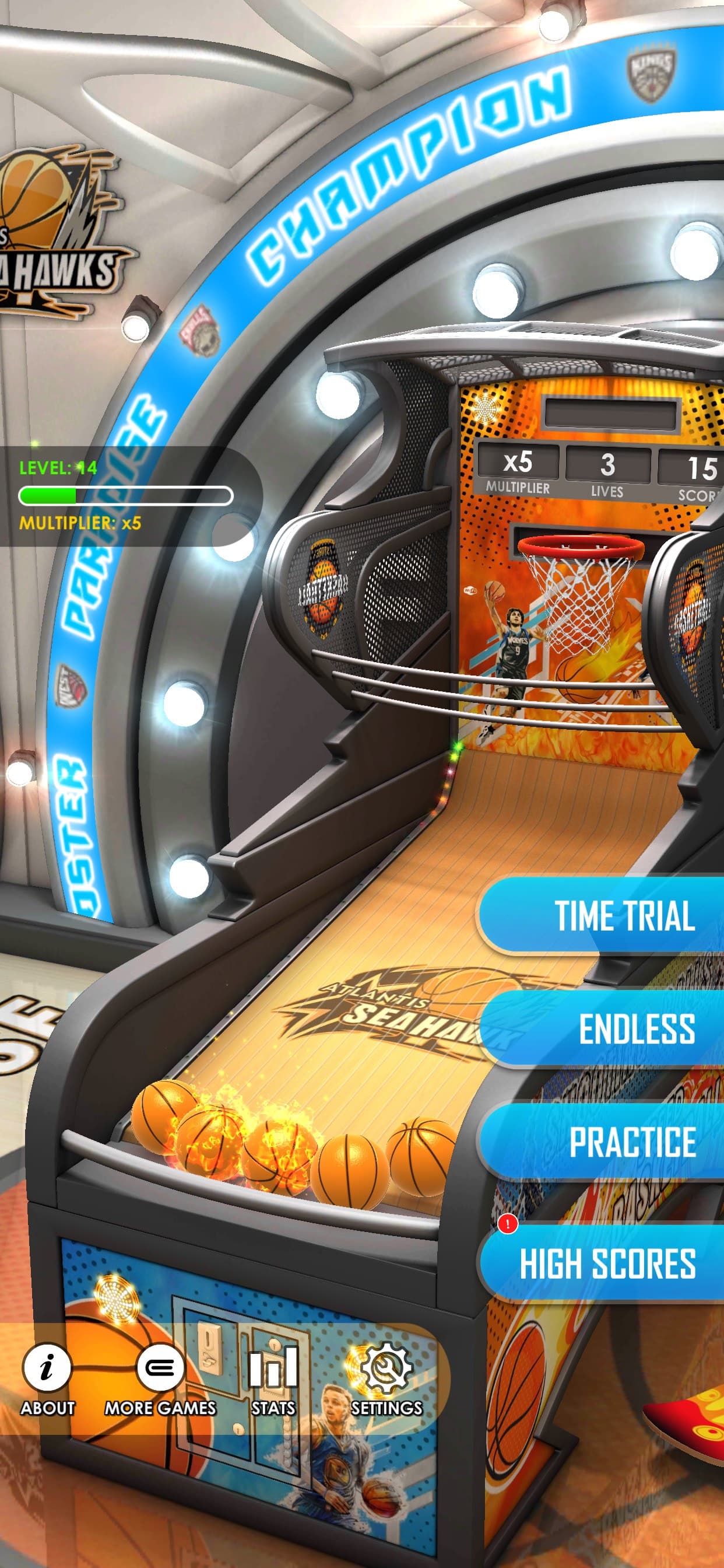 Basketball Flick 3D screenshot 2 - screenshot