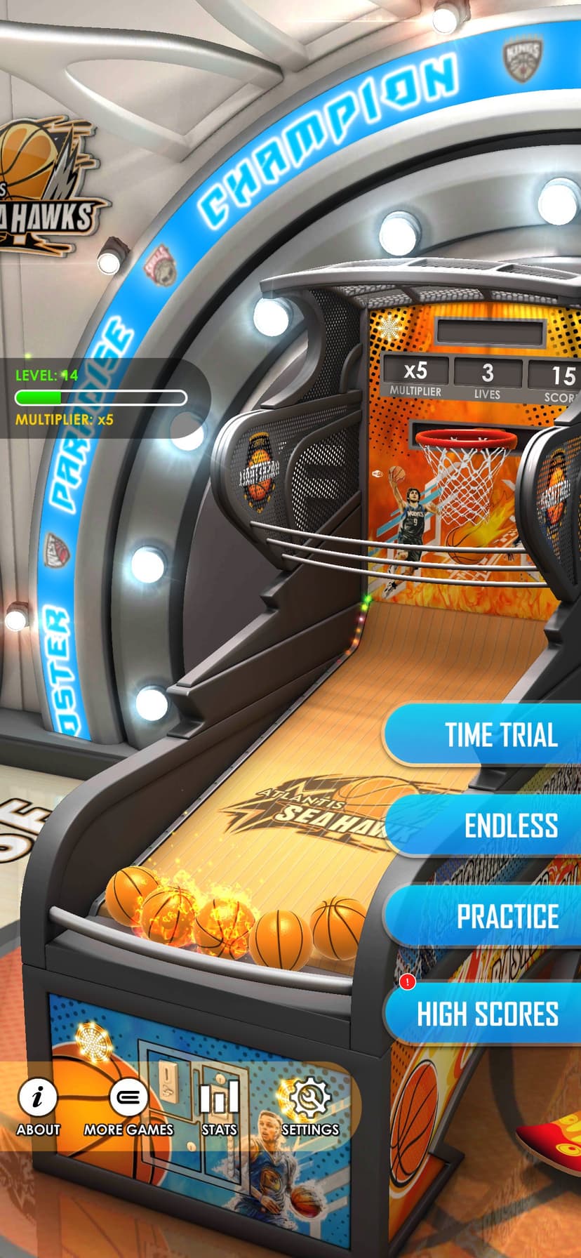 Basketball Flick 3D screenshot 2 - screenshot