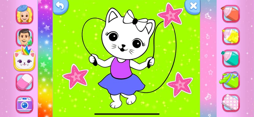 Like Nastya Coloring Book screenshot 2 - screenshot