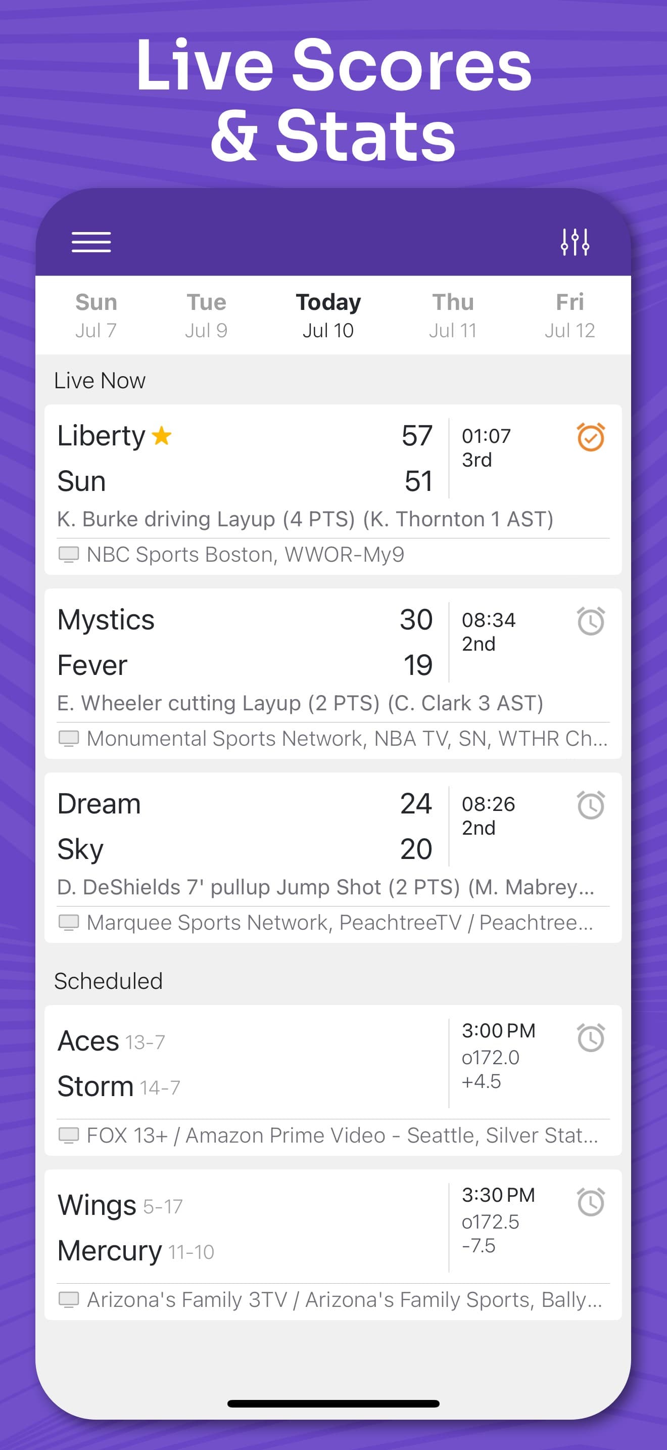 Superfan: Women's Basketball screenshot 2 - screenshot