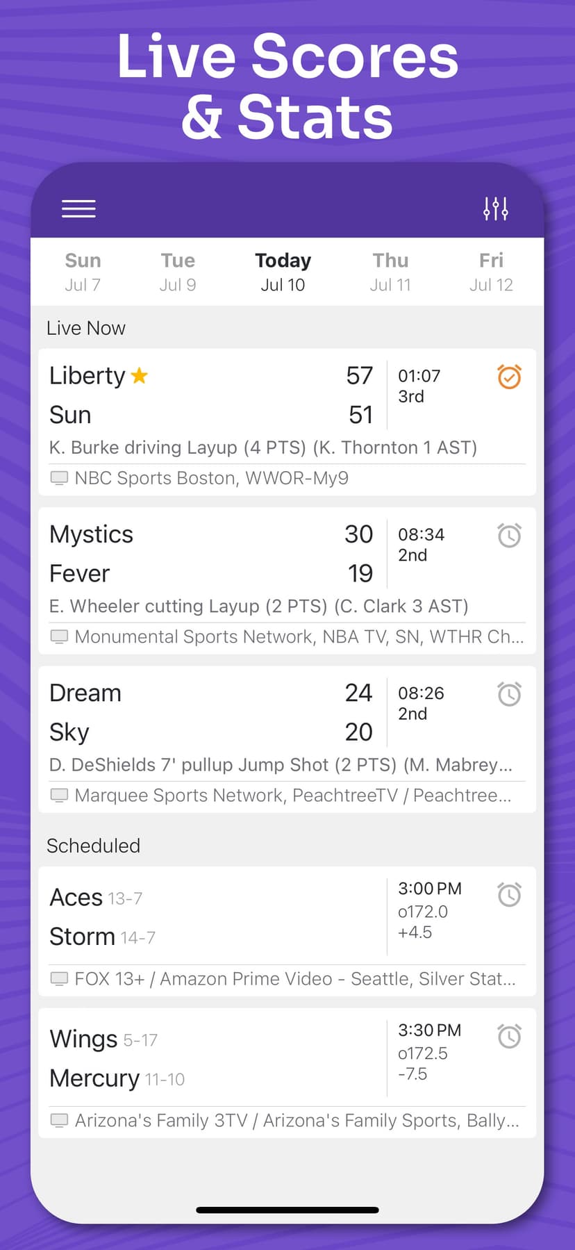 Superfan: Women's Basketball screenshot 2 - screenshot