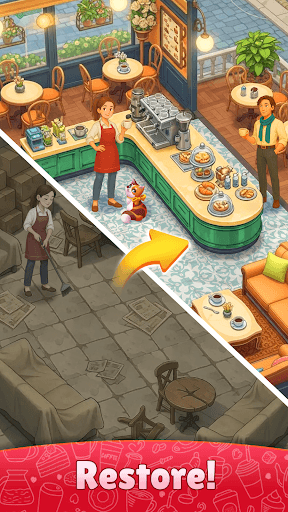 Merge Pet Cafe screenshot 4 - screenshot