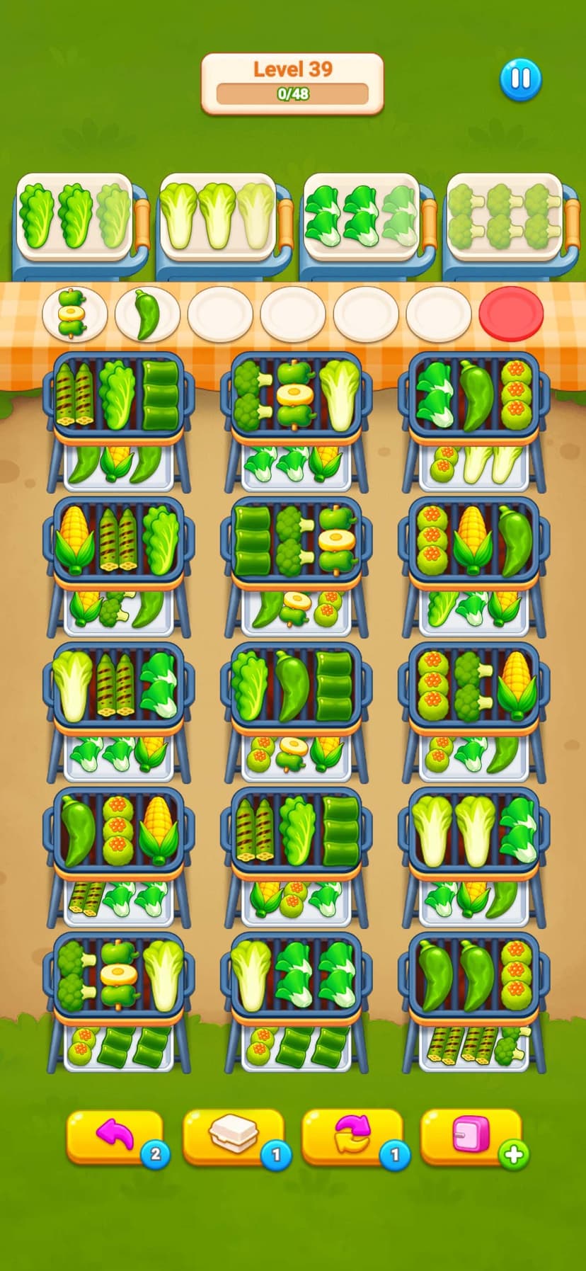 Skewer Sorting - 3D Food Match screenshot 3 - screenshot