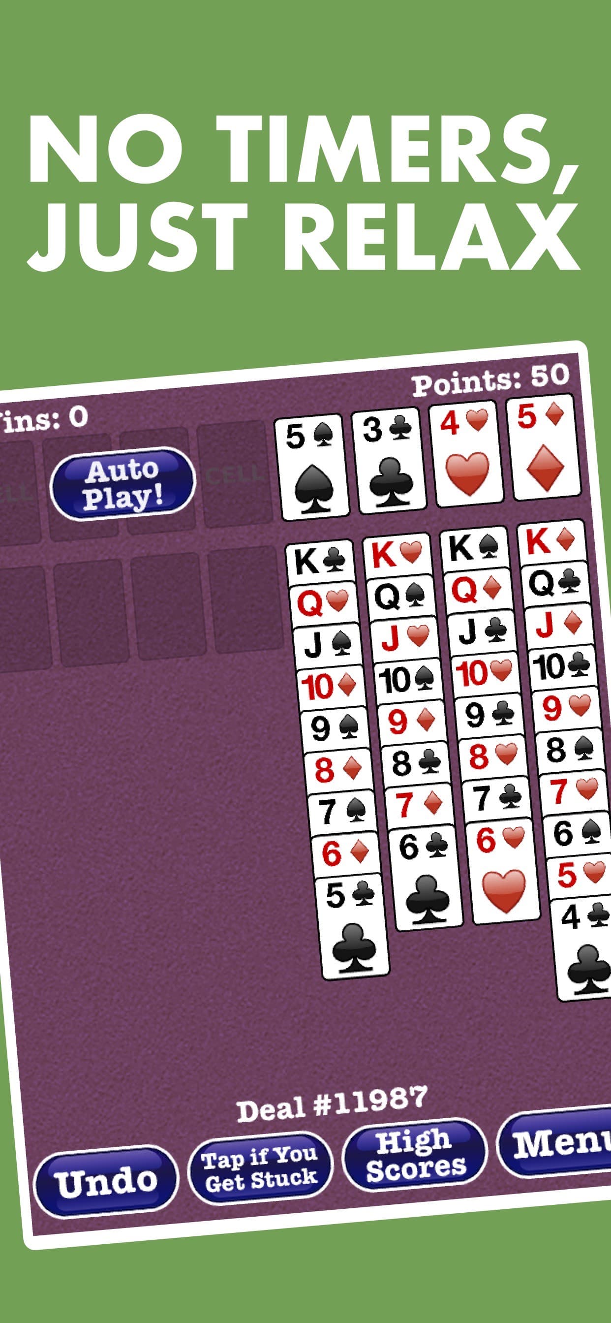 Totally FreeCell Solitaire! screenshot 2 - screenshot