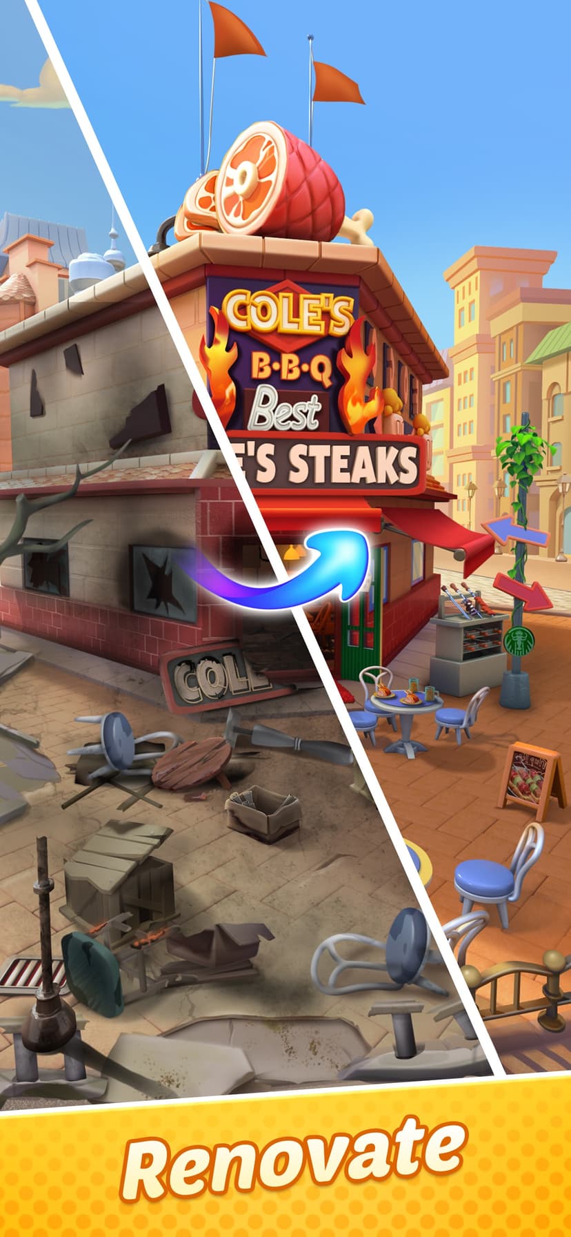 Gossip Street: Merge & Cook screenshot 4 - screenshot