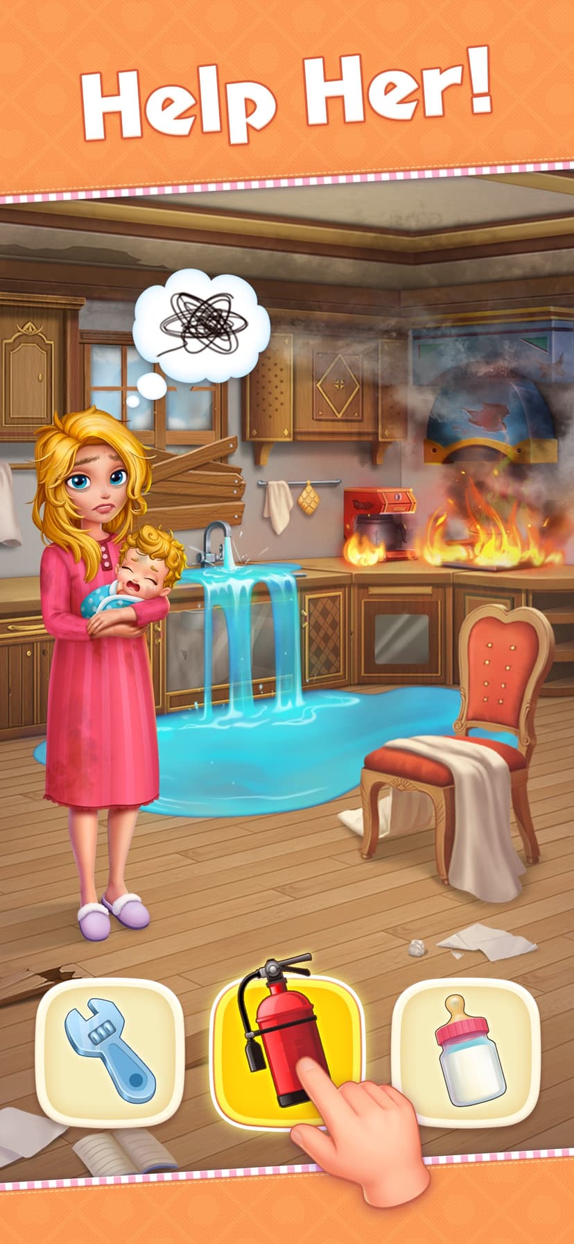 Baby Mansion-home makeover screenshot 1 - screenshot