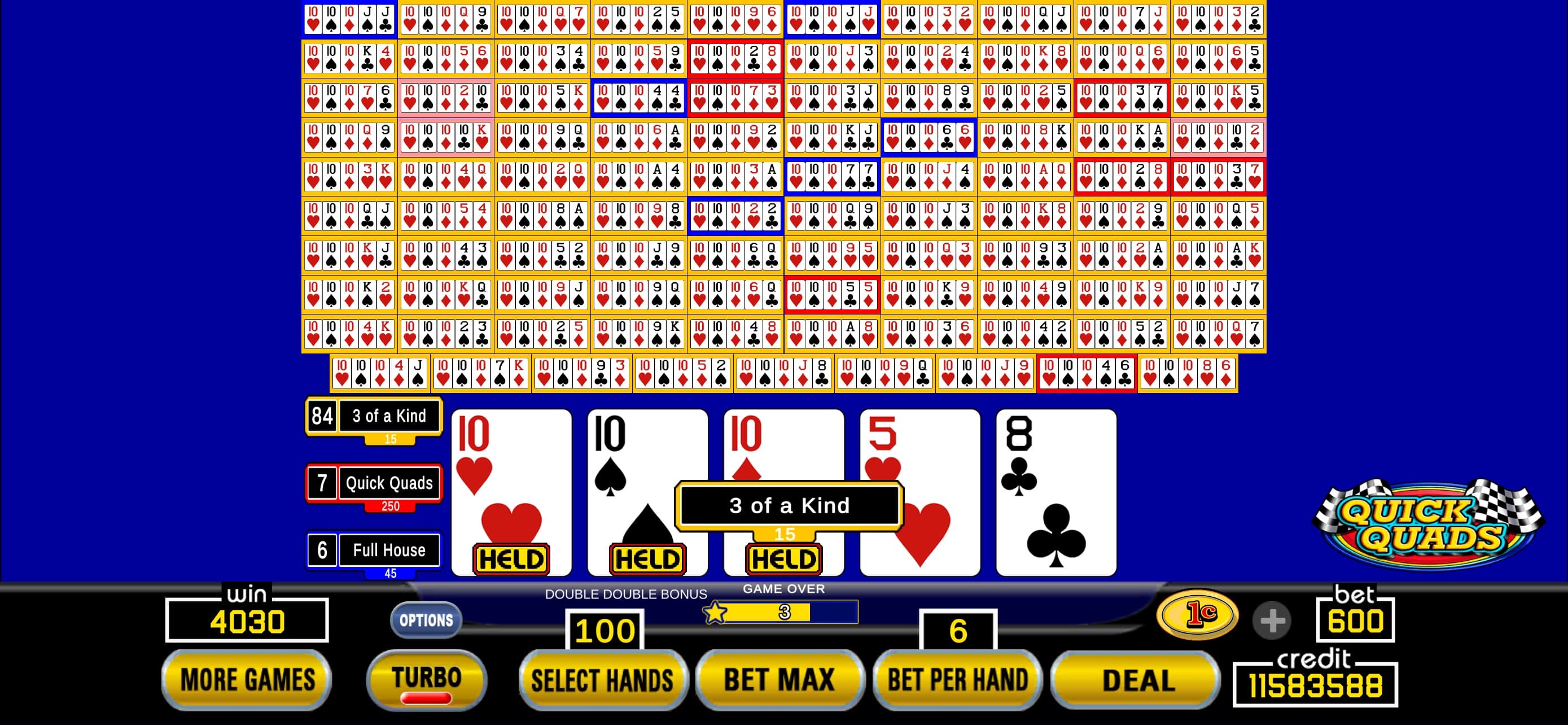 Hundred Play Draw Poker screenshot 6 - screenshot