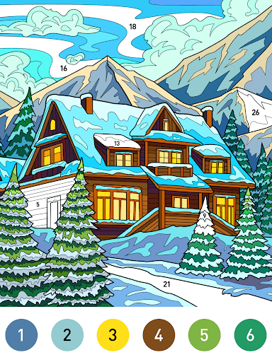 Christmas Winter Coloring Book screenshot 13 - screenshot