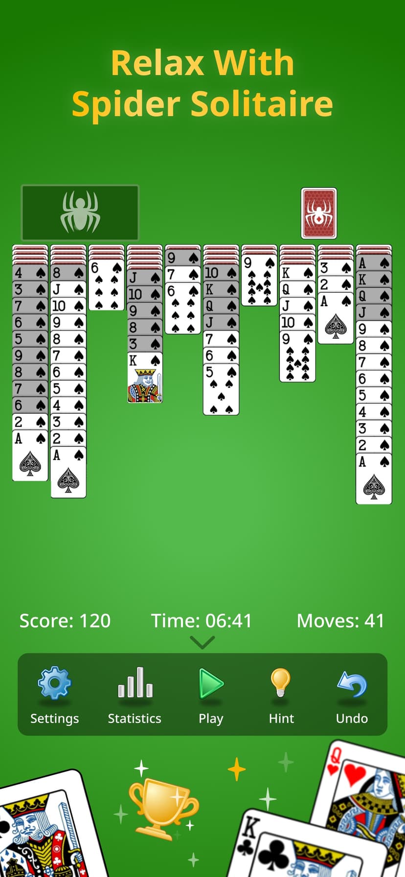 Spider Solitaire Classic. screenshot 1 - screenshot