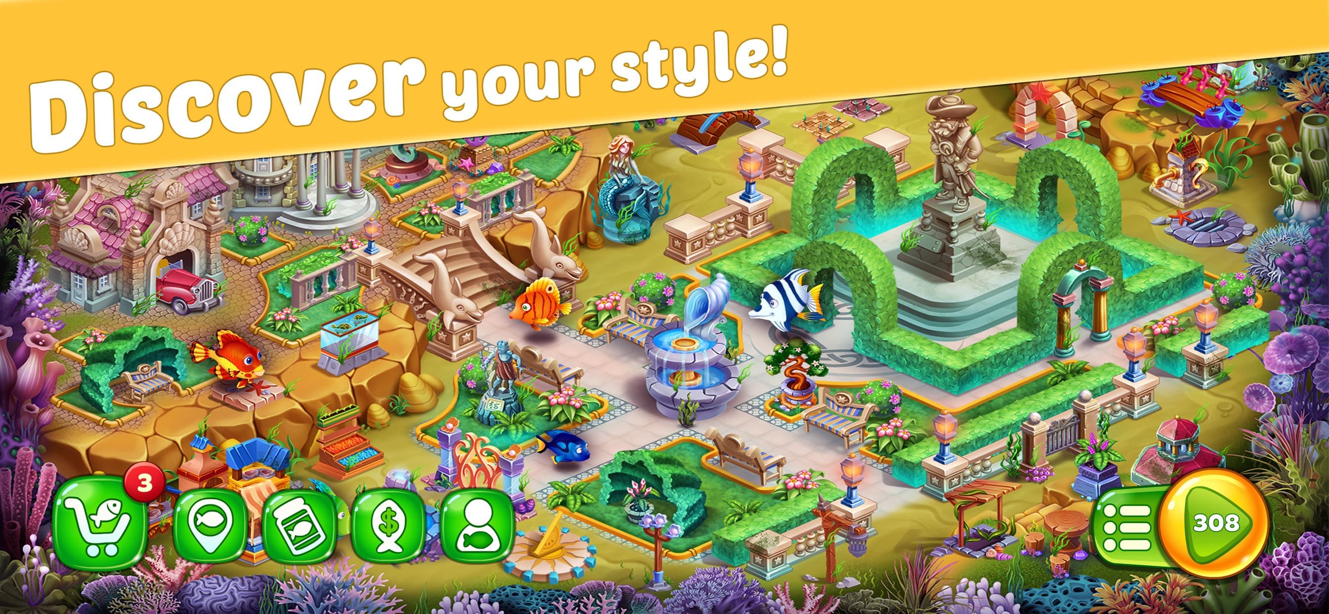 Reef Rescue: Match 3 Adventure screenshot 1 - screenshot