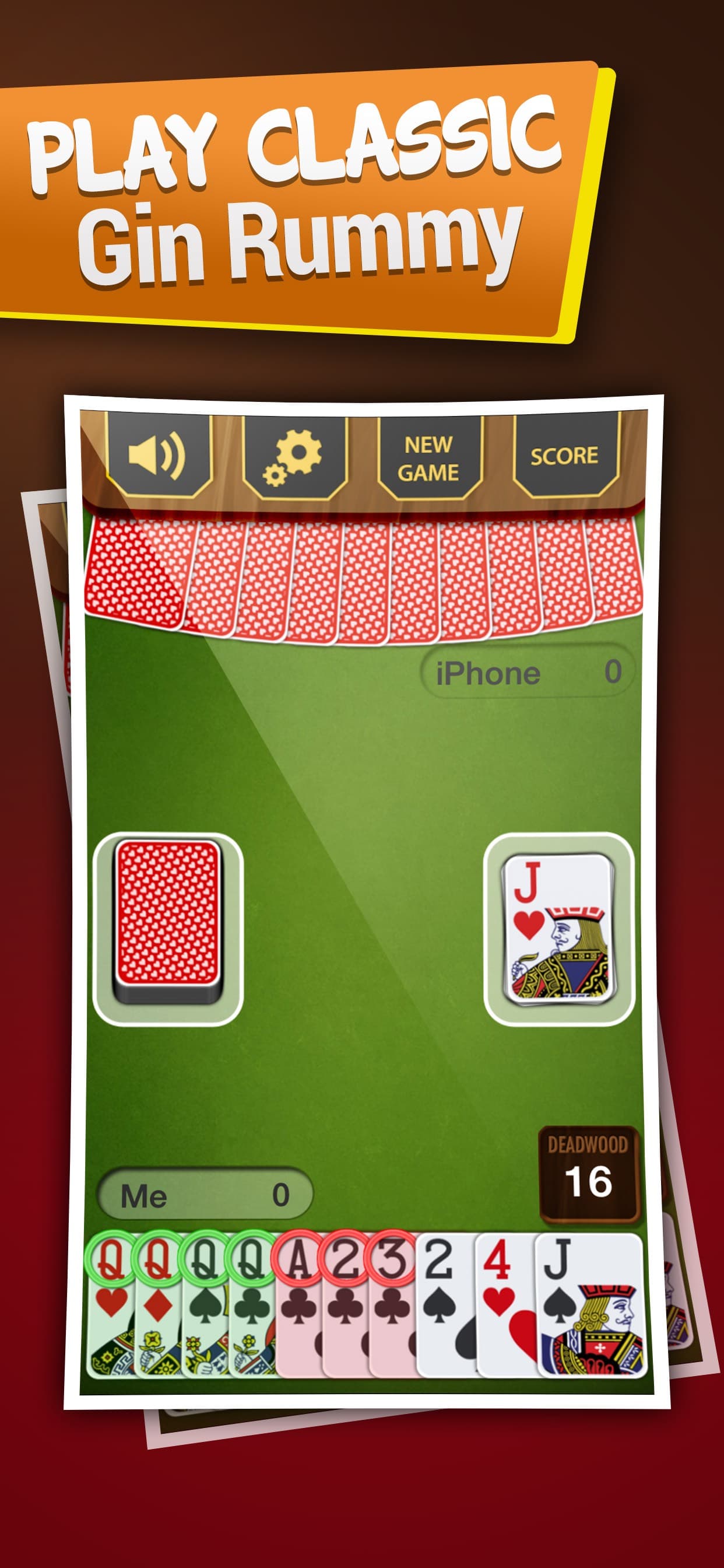 Gin Rummy Best Card Game screenshot 1 - screenshot