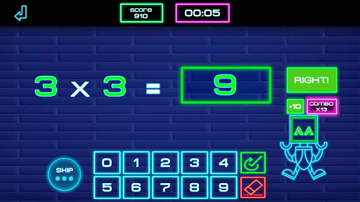 Times tables for kids & MATH-E screenshot 1 - screenshot