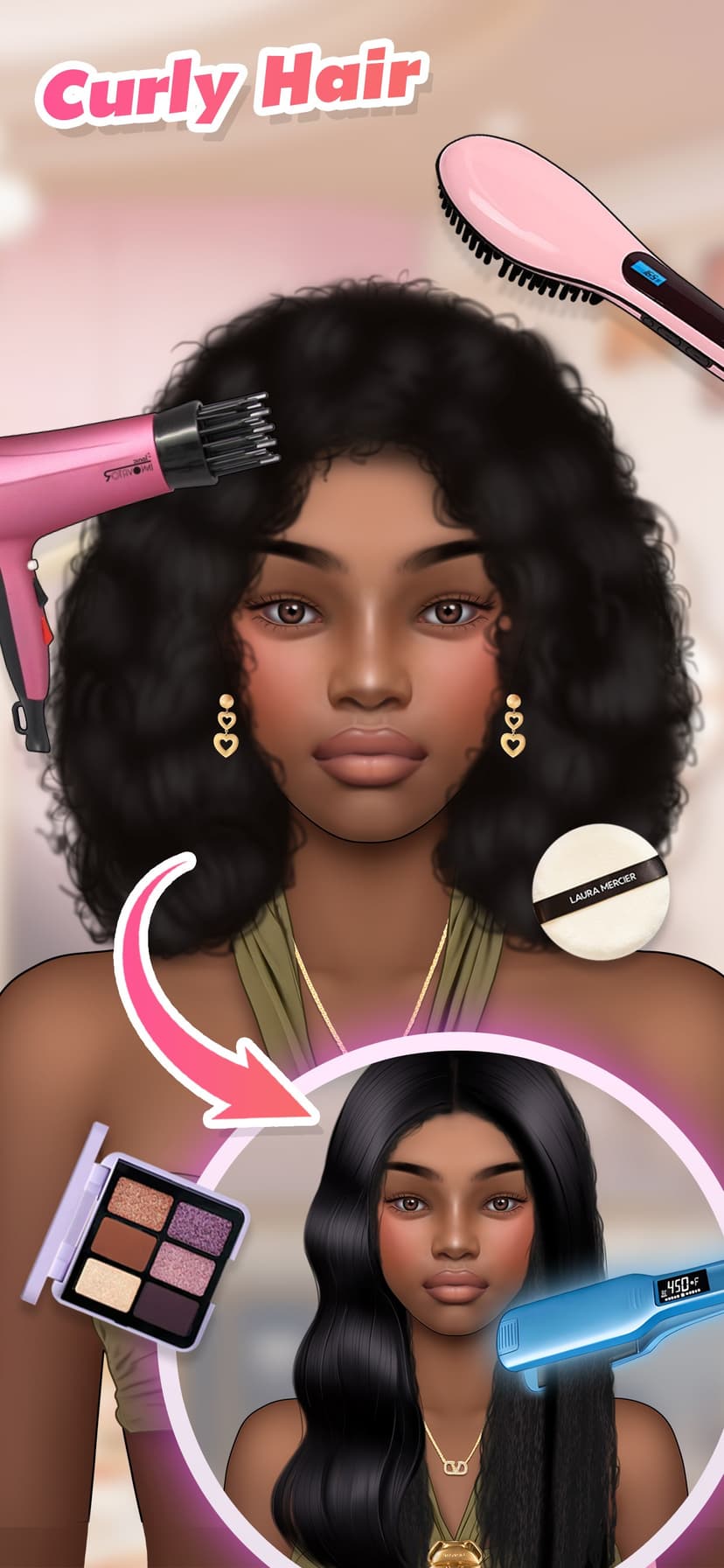 Makeup ASMR: Makeover Story screenshot 3 - screenshot
