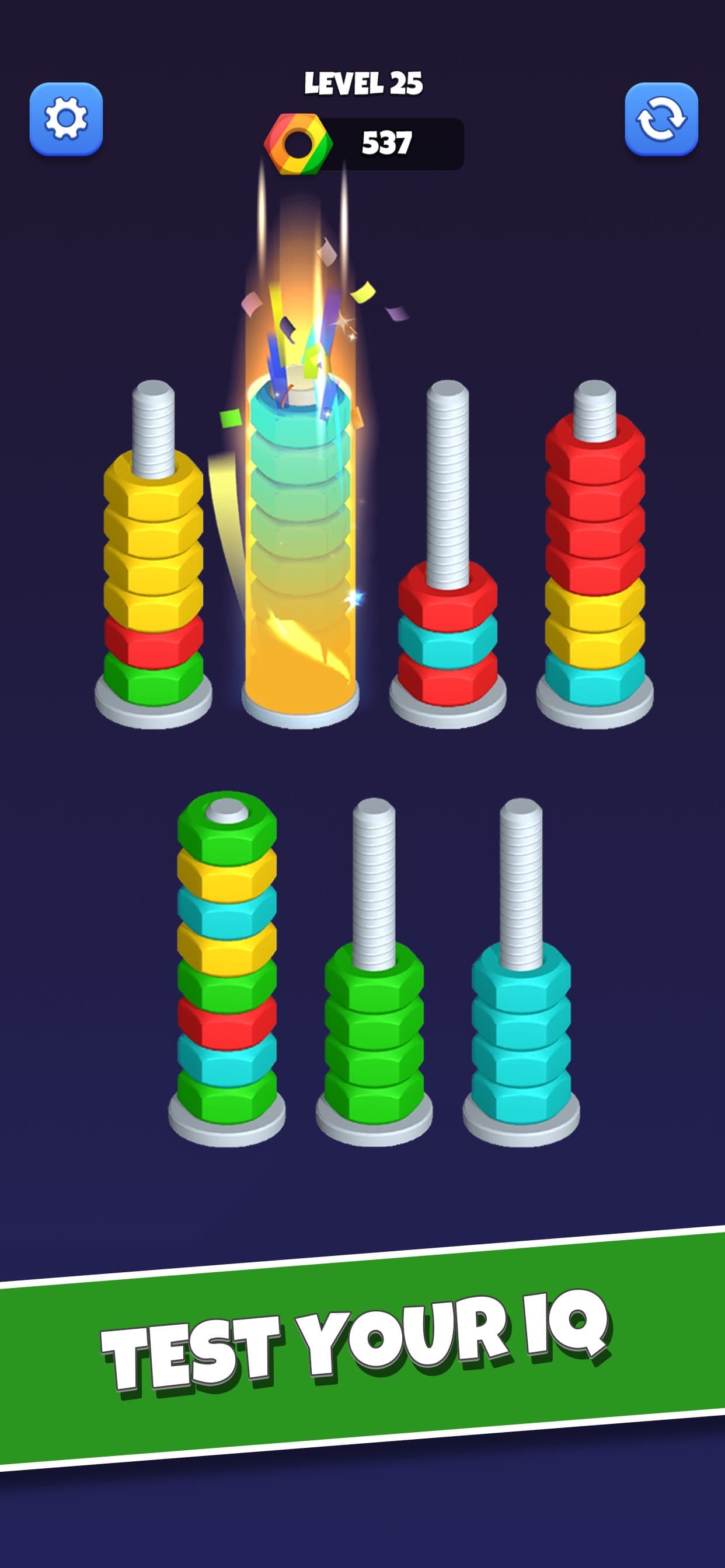 Nut Sort-Color Puzzle Games screenshot 2 - screenshot
