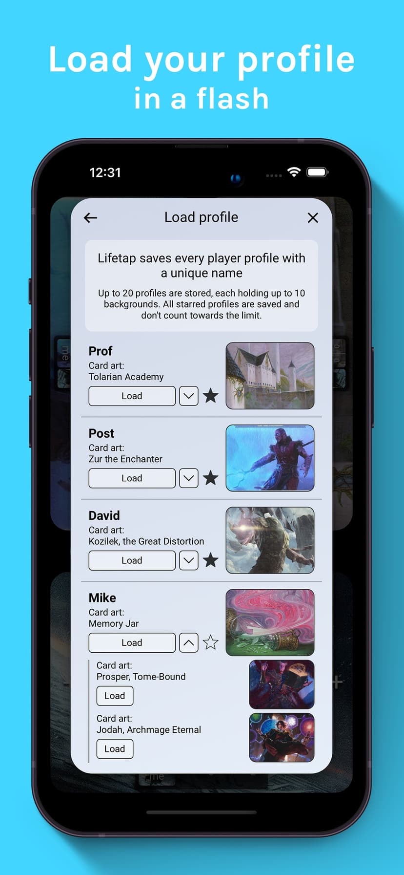 Lifetap Life Counter for MTG screenshot 3 - screenshot