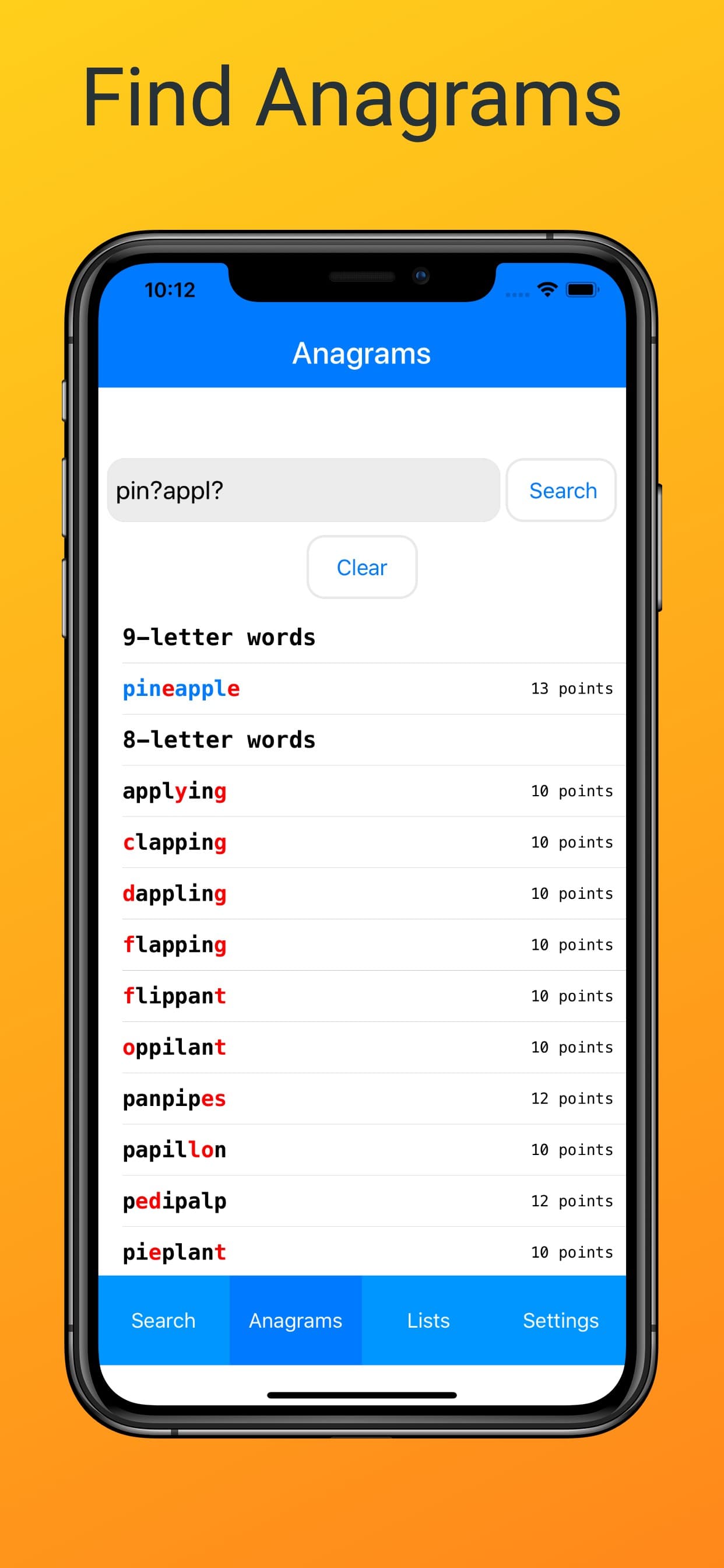 Word Checker (for Scrabble) screenshot 2 - screenshot