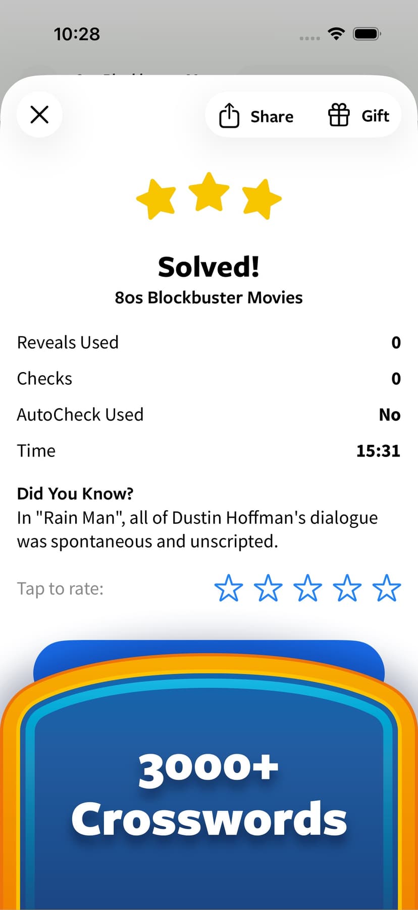 Crossword+ screenshot 4 - screenshot