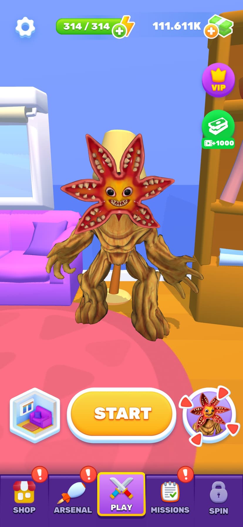 Kick Monster: Kill Buddy Punch screenshot 1 - screenshot
