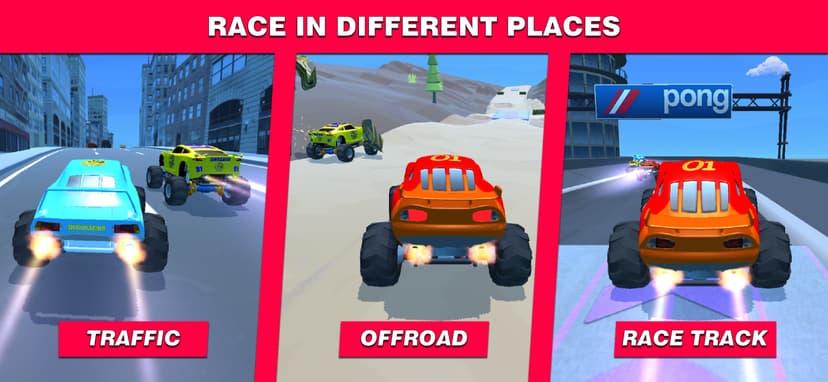 Super Monster Truck Racing screenshot 2 - screenshot