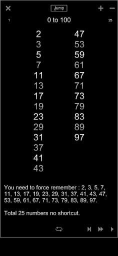 Memorize Prime Numbers screenshot 3 - screenshot