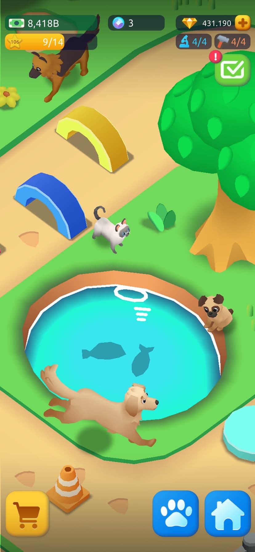 Pet Rescue Empire Tycoon—Game screenshot 5 - screenshot