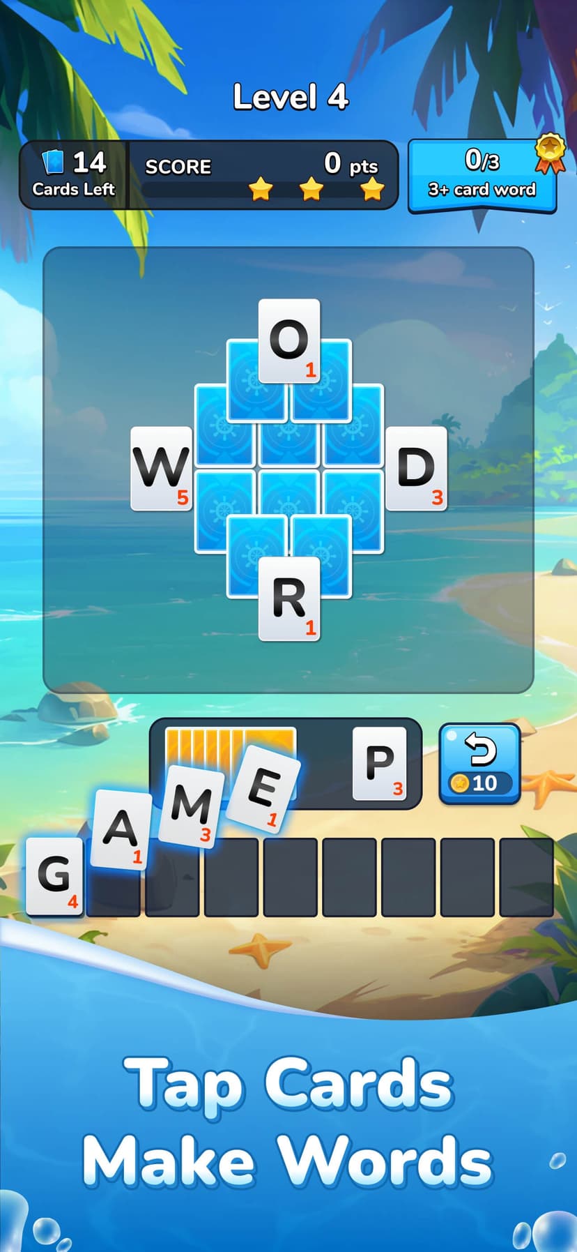 Word Solitaire-Unscramble Puz screenshot 1 - screenshot