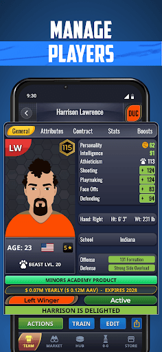 Ultimate Pro Hockey GM screenshot 1 - screenshot
