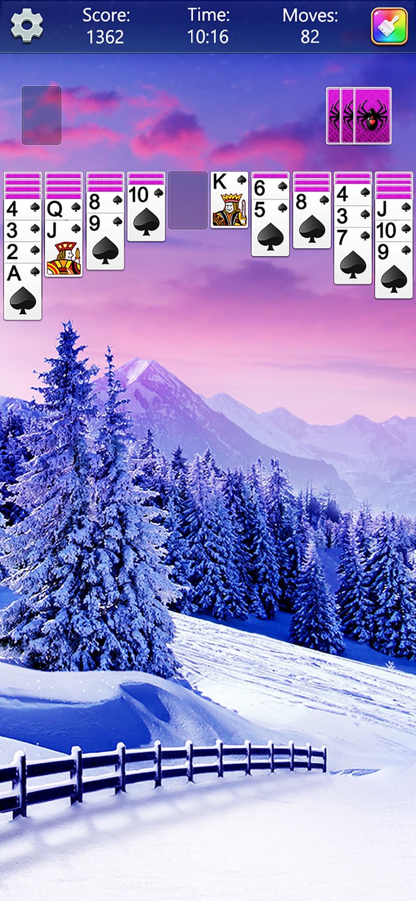 Spider Solitaire Fun screenshot 3 - screenshot