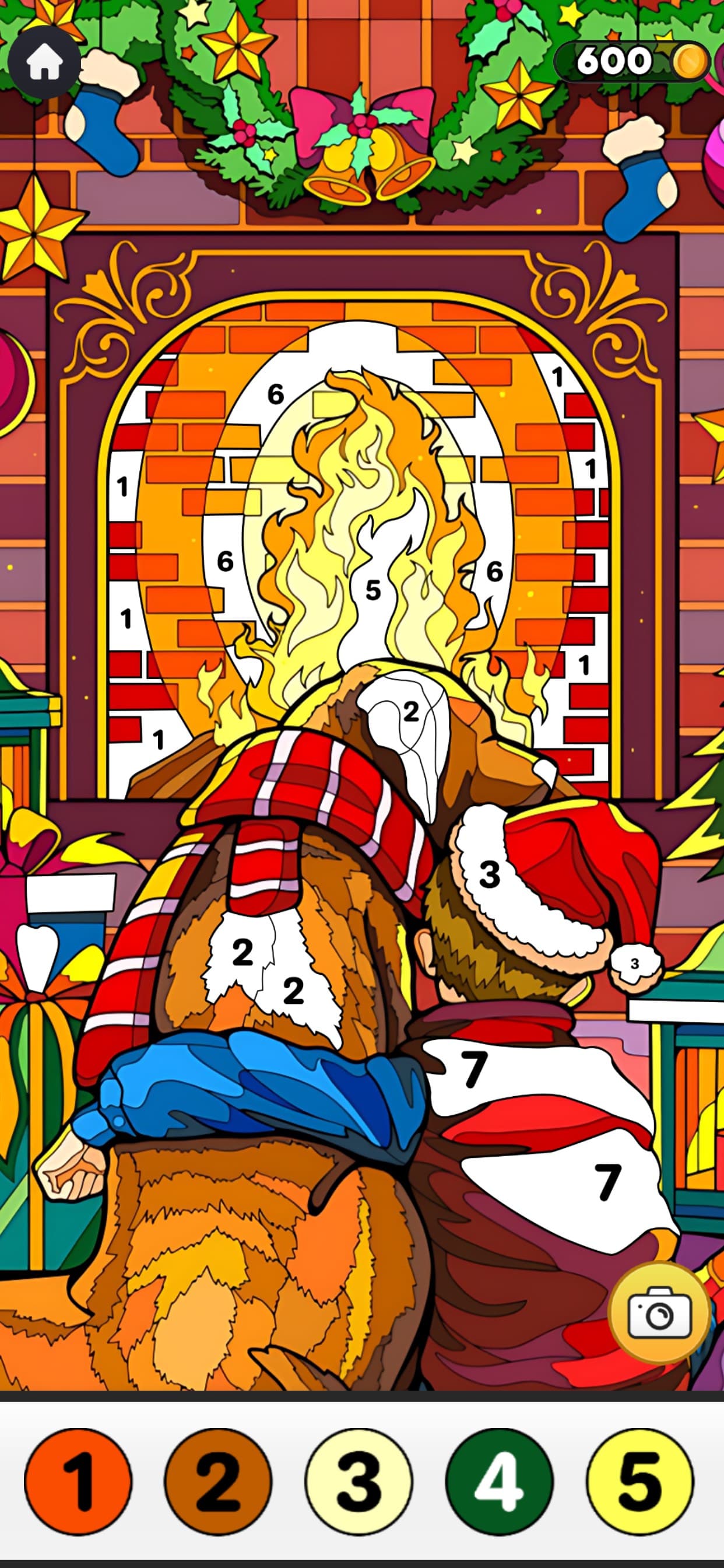 Christmas Coloring By Numbers screenshot 6 - screenshot