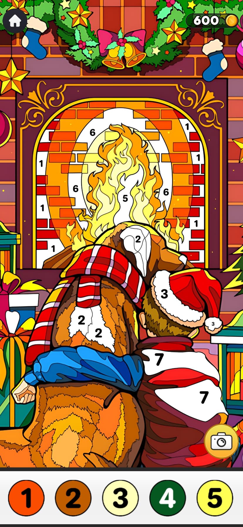 Christmas Coloring By Numbers screenshot 6 - screenshot
