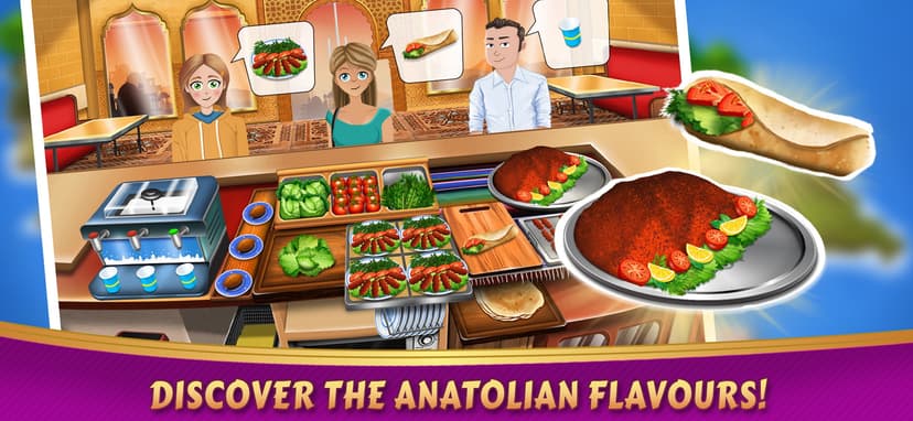 Kebab World: Chef Cafe Cooking screenshot 5 - screenshot