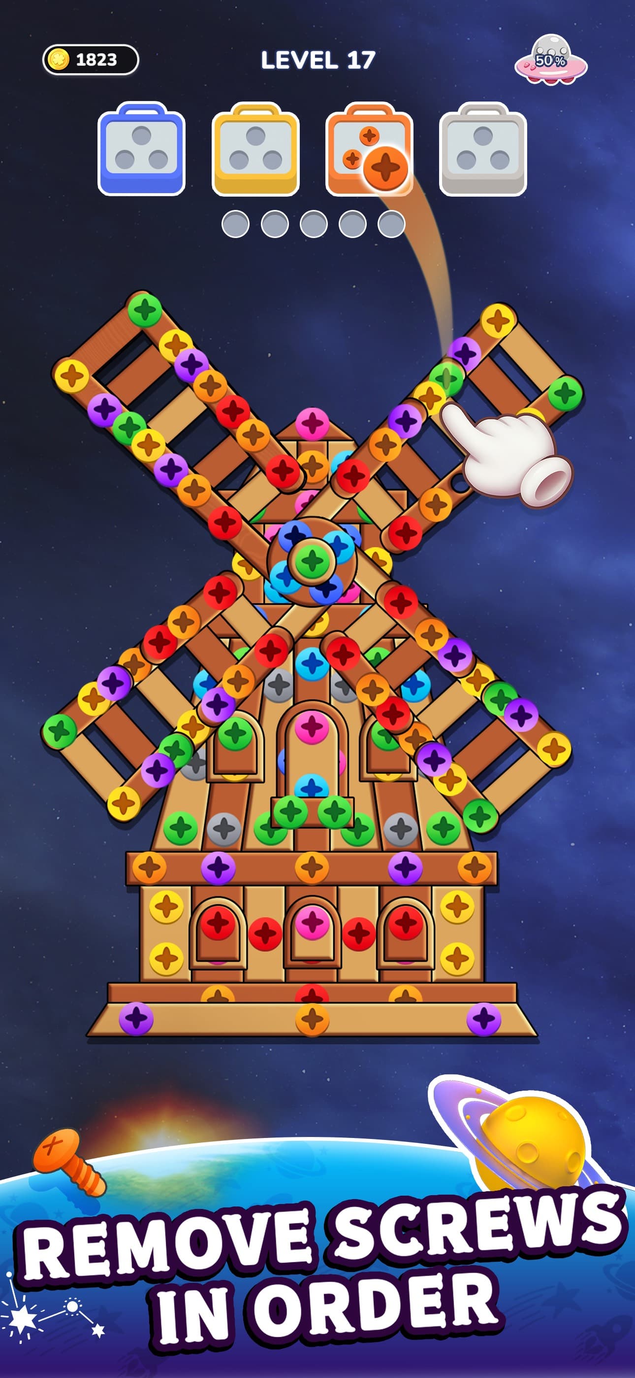 Screw Master: Color Nuts Jam screenshot 1 - screenshot