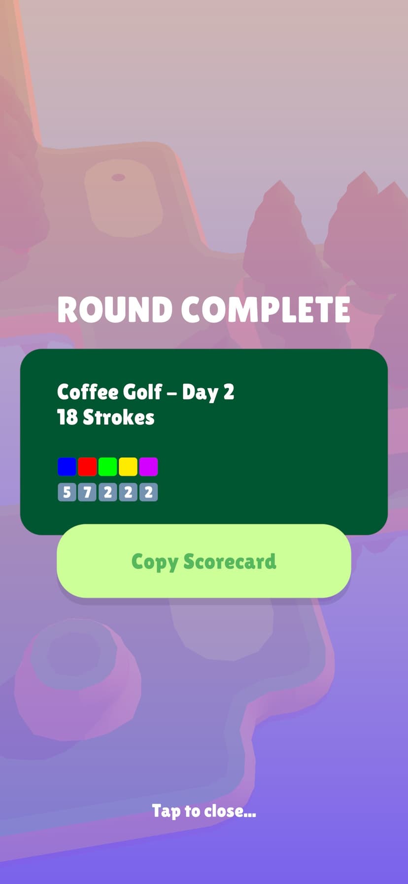Coffee Golf screenshot 2 - screenshot