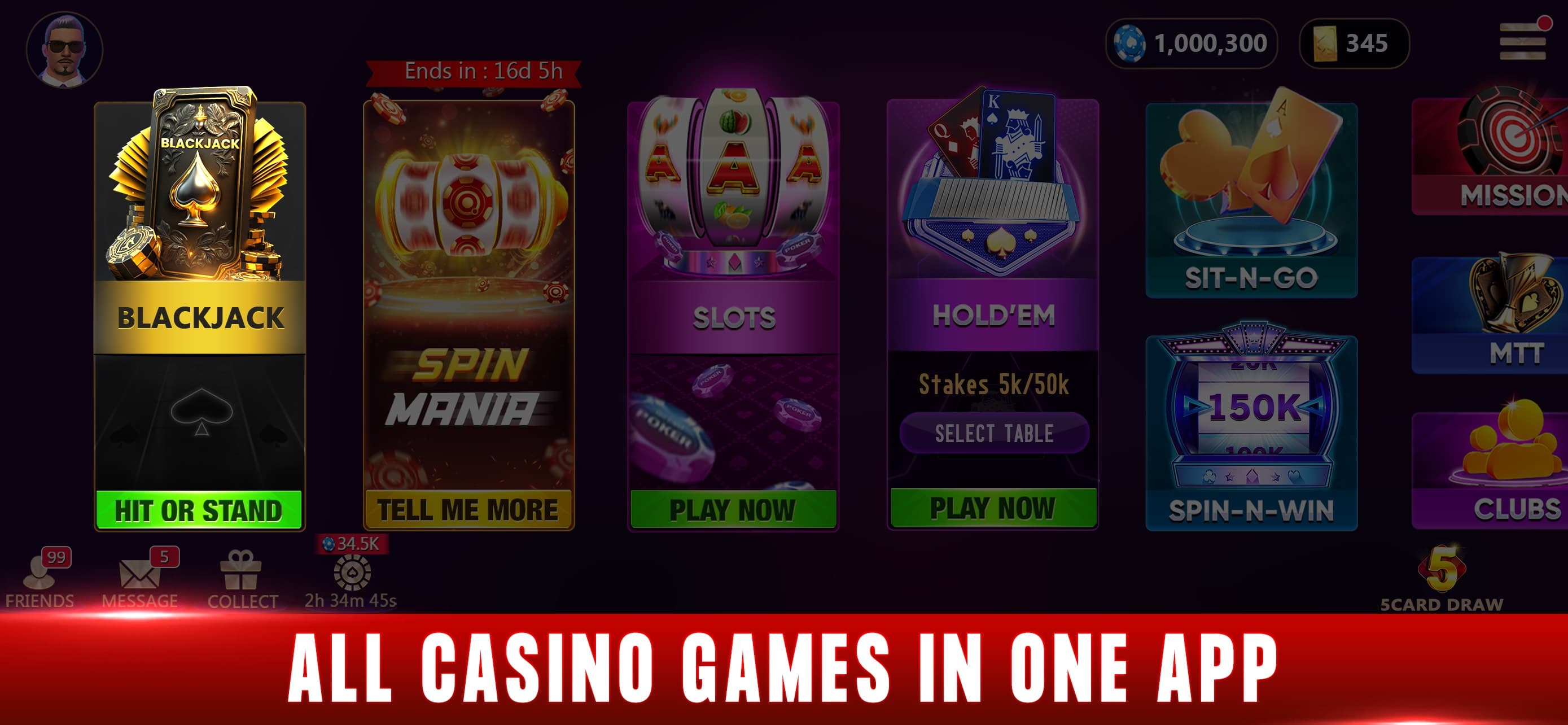 Blackjack 21: Octro Black jack screenshot 4 - screenshot