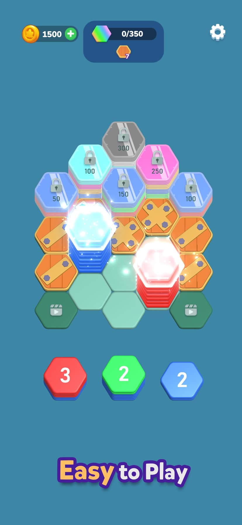 Hexa Merge: Tile Sort Puzzle screenshot 3 - screenshot