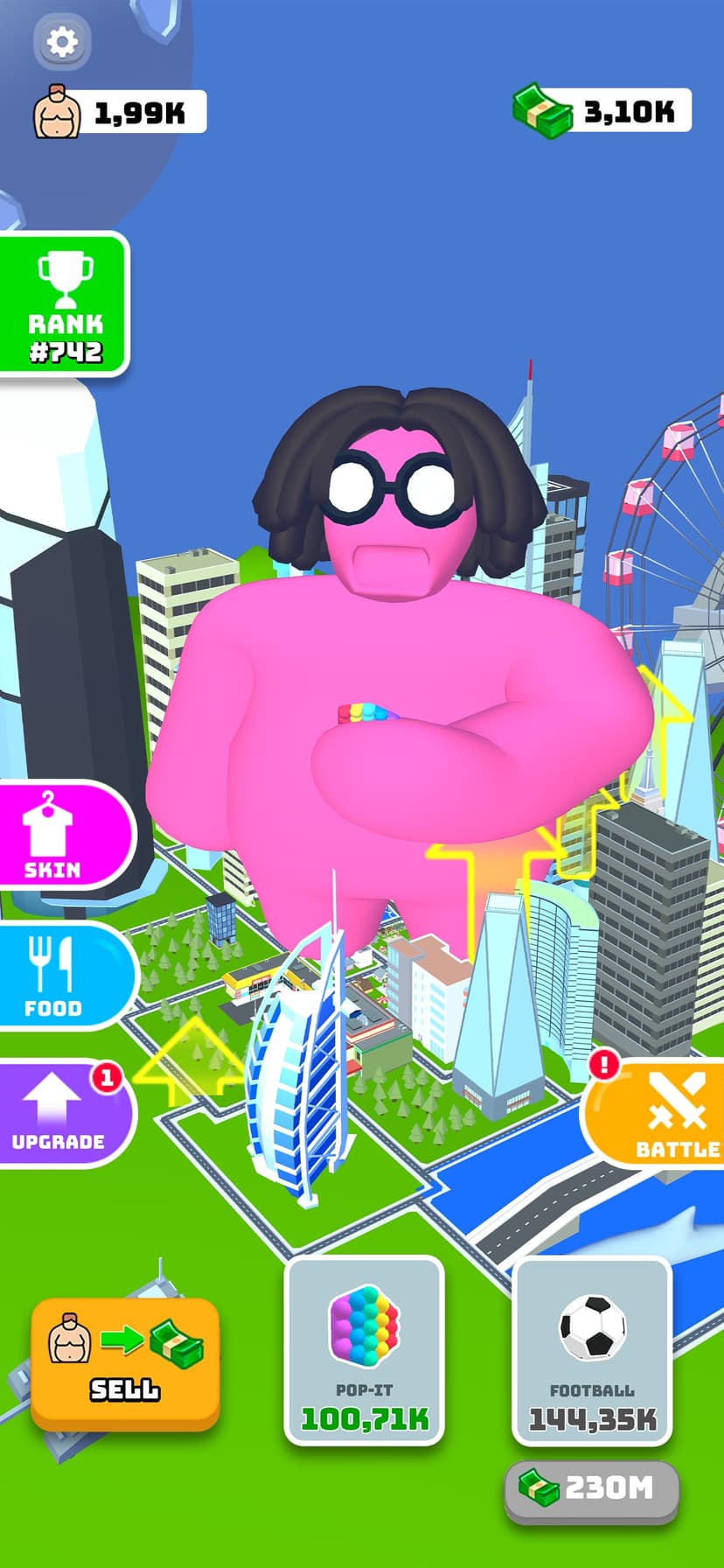 Eating Hero: Clicker Food Game screenshot 8 - screenshot