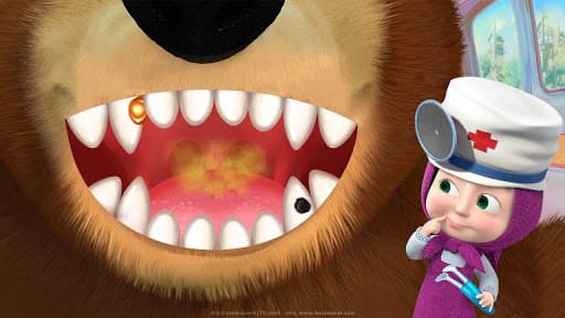 Masha and the Bear: Dentist screenshot 5 - screenshot