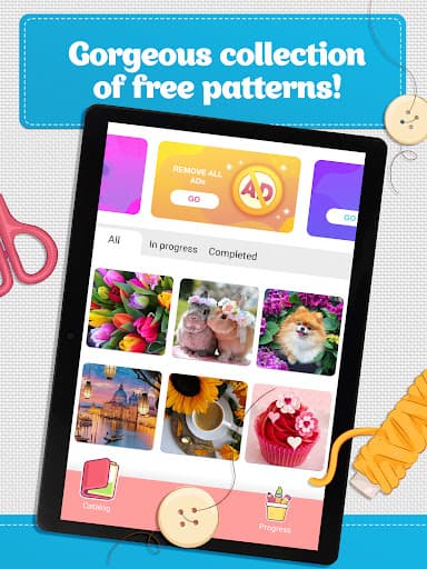 Cross Stitch Coloring Art screenshot 9 - screenshot