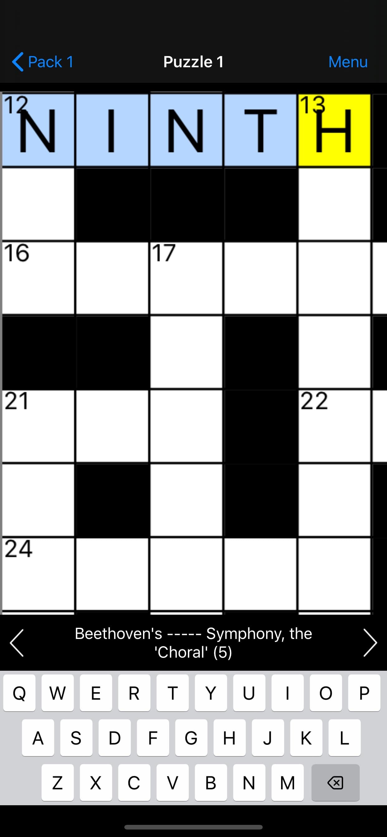 Crossword screenshot 5 - screenshot