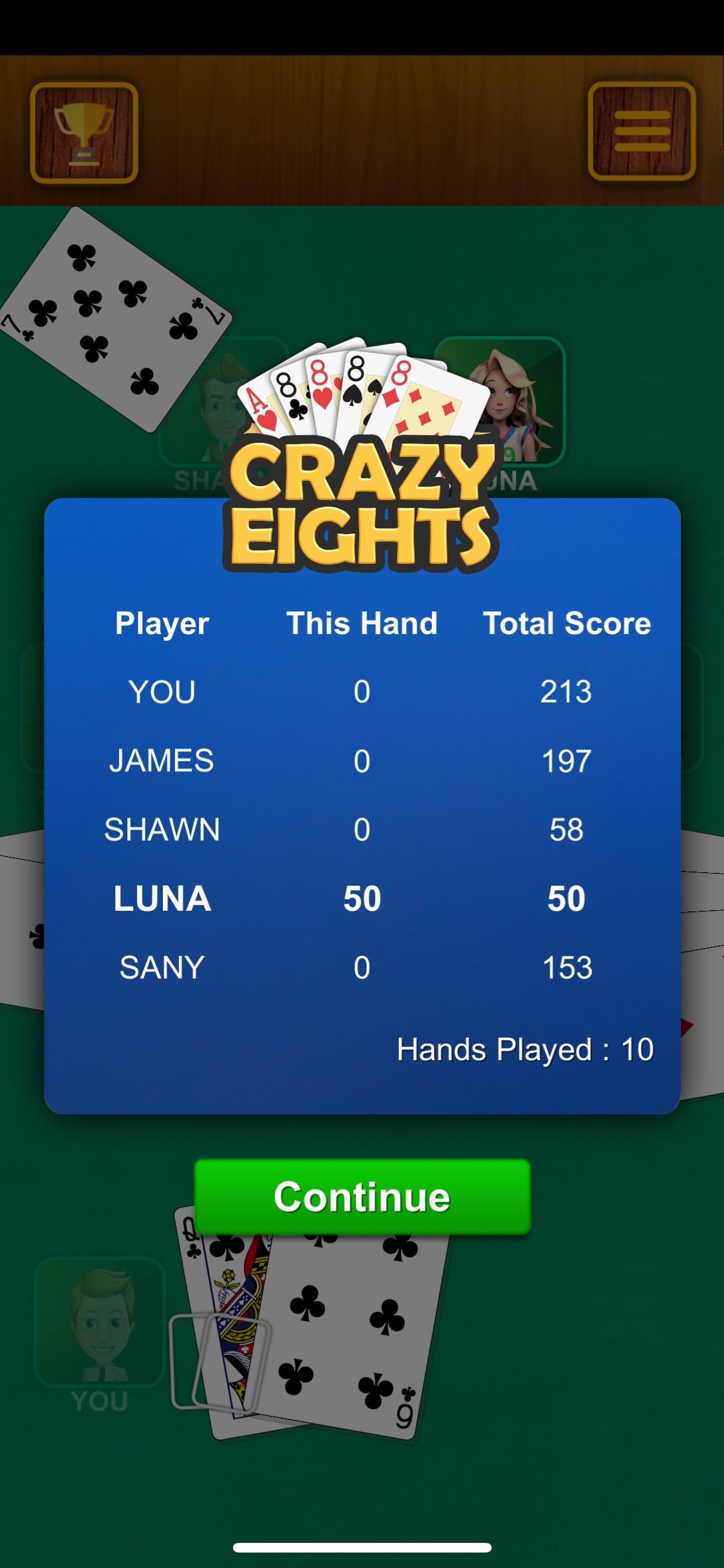Crazy Eights - Classic Cards screenshot 3 - screenshot