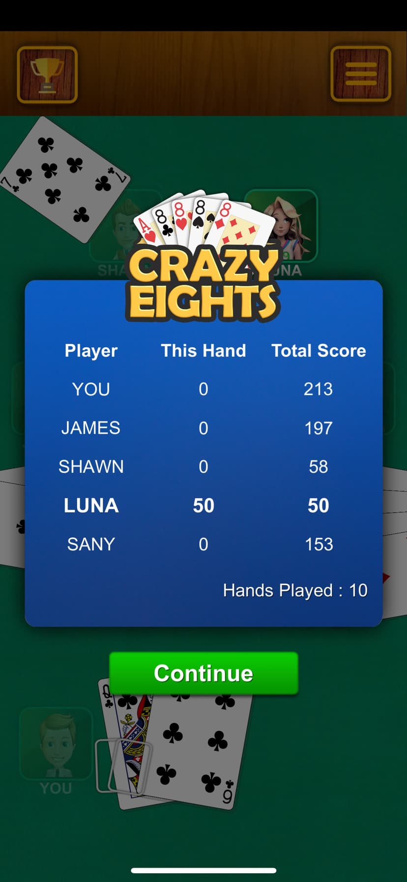 Crazy Eights - Classic Cards screenshot 3 - screenshot