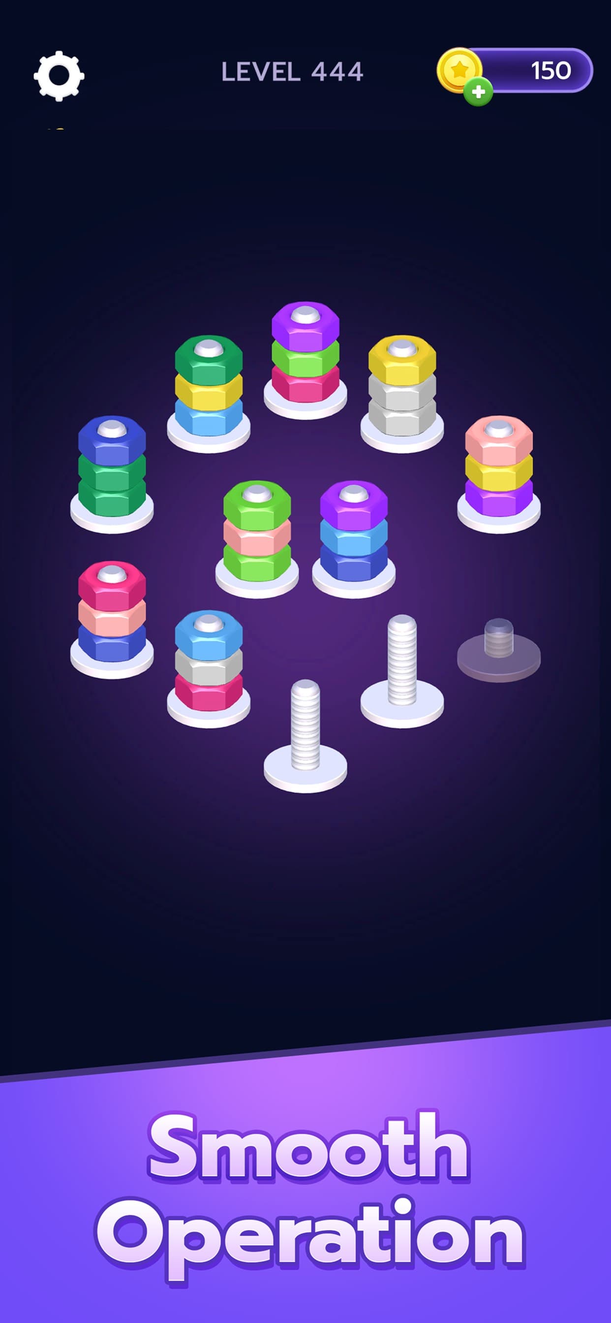 Nuts And Bolts Sort screenshot 3 - screenshot