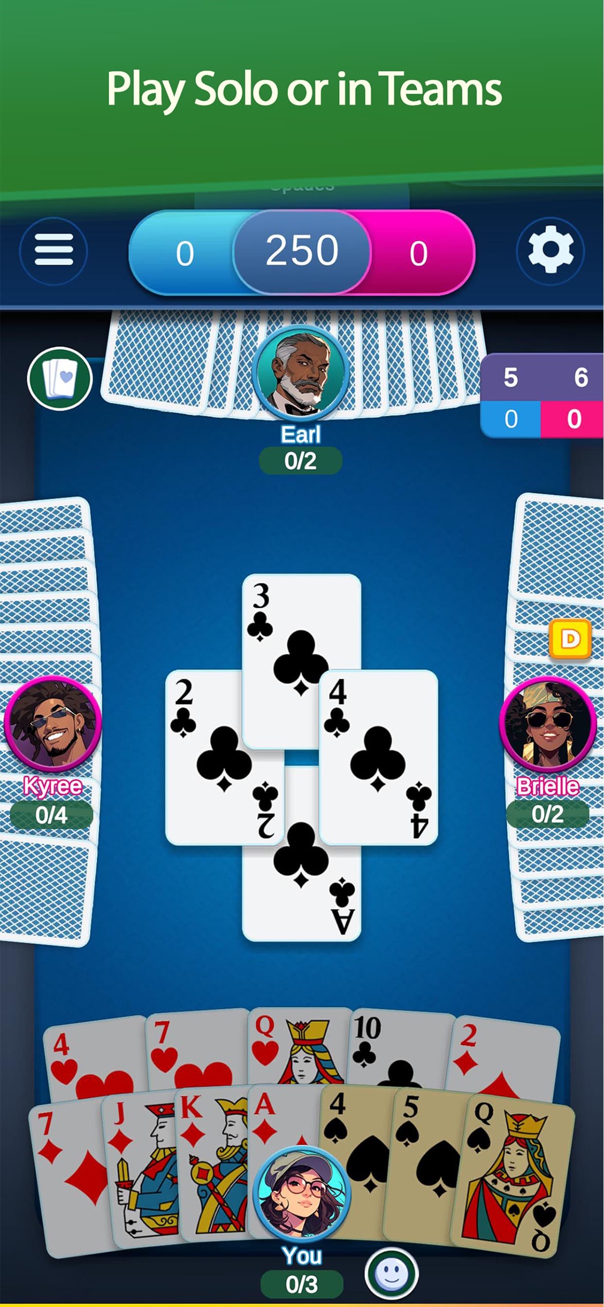 Spades Classic - Card Game screenshot 2 - screenshot
