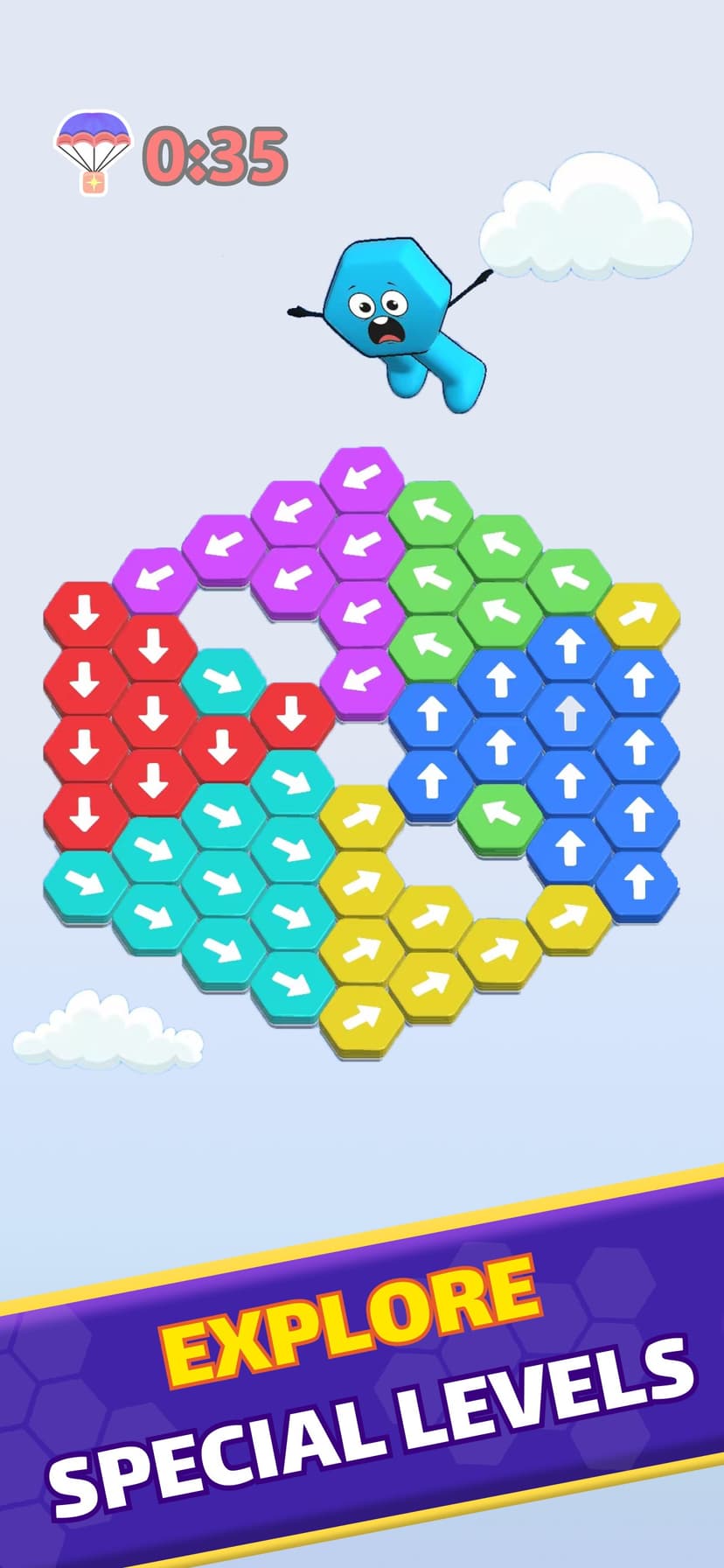 Hexa Run: Hexa Puzzle Game screenshot 3 - screenshot