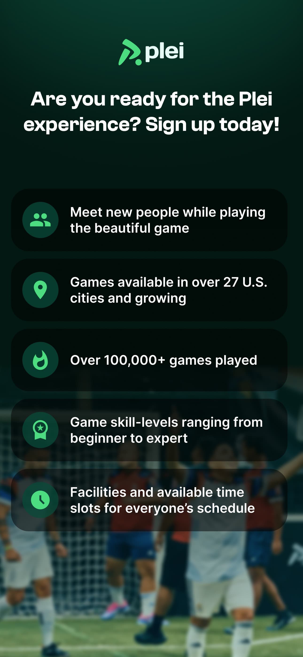 Plei | Pick Up Soccer screenshot 8 - screenshot