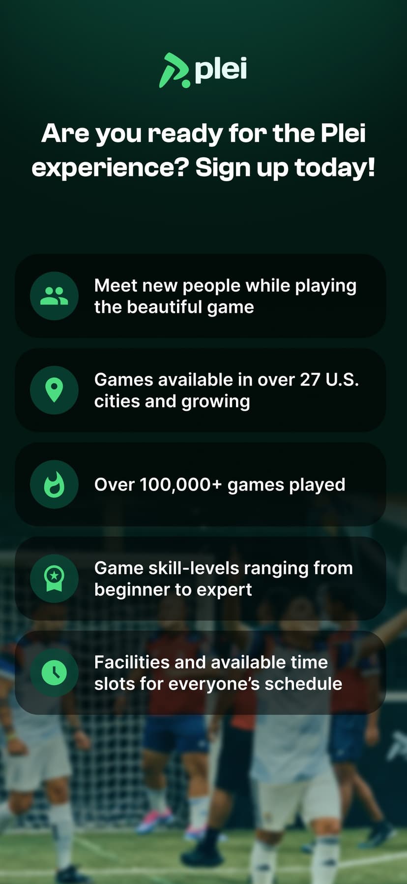 Plei | Pick Up Soccer screenshot 8 - screenshot