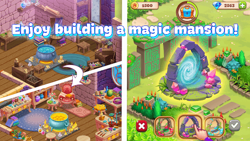 Charms of the Witch: Match 3 screenshot 2 - screenshot