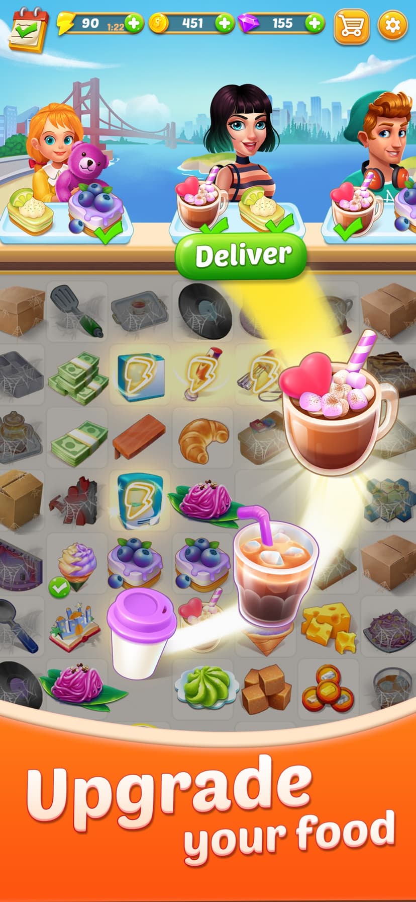 Merge Cafe – Merge game chef screenshot 4 - screenshot